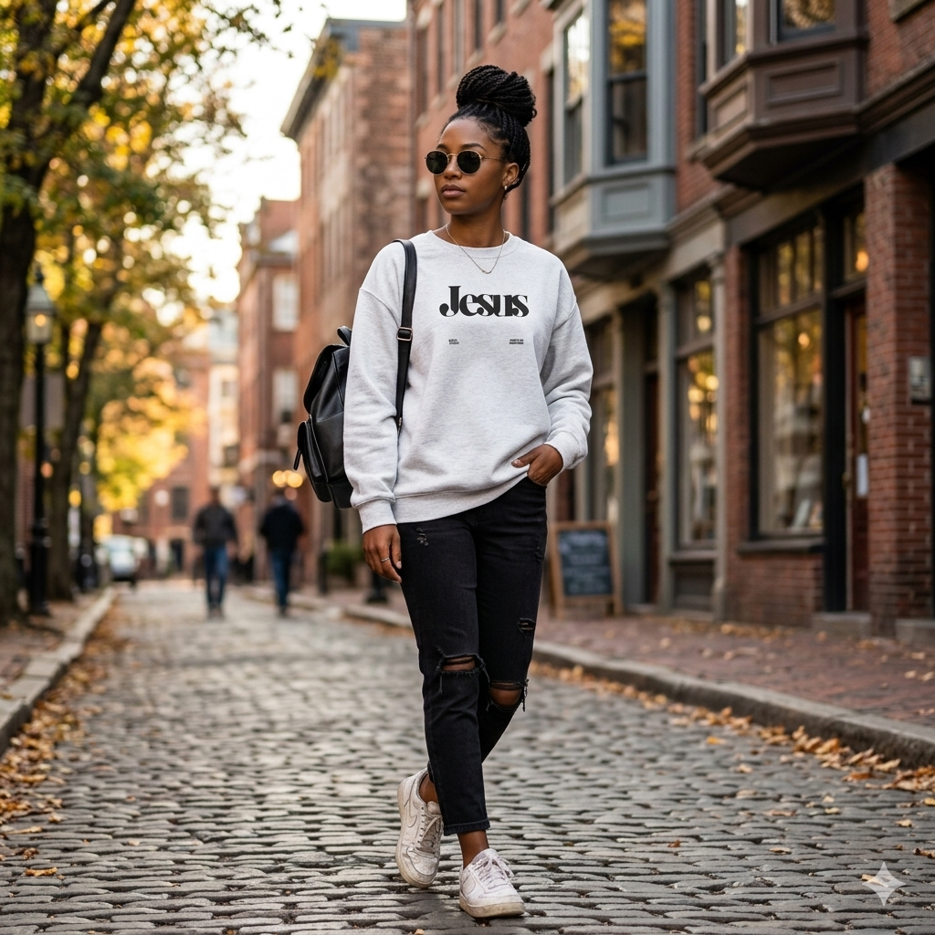 Jesus Crew neck sweatshirt