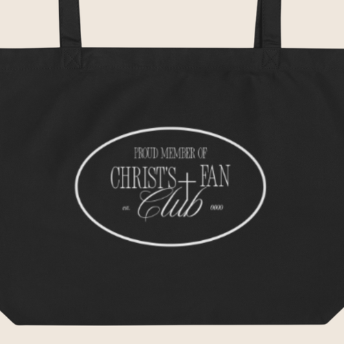 Christ Fan Club tote bag