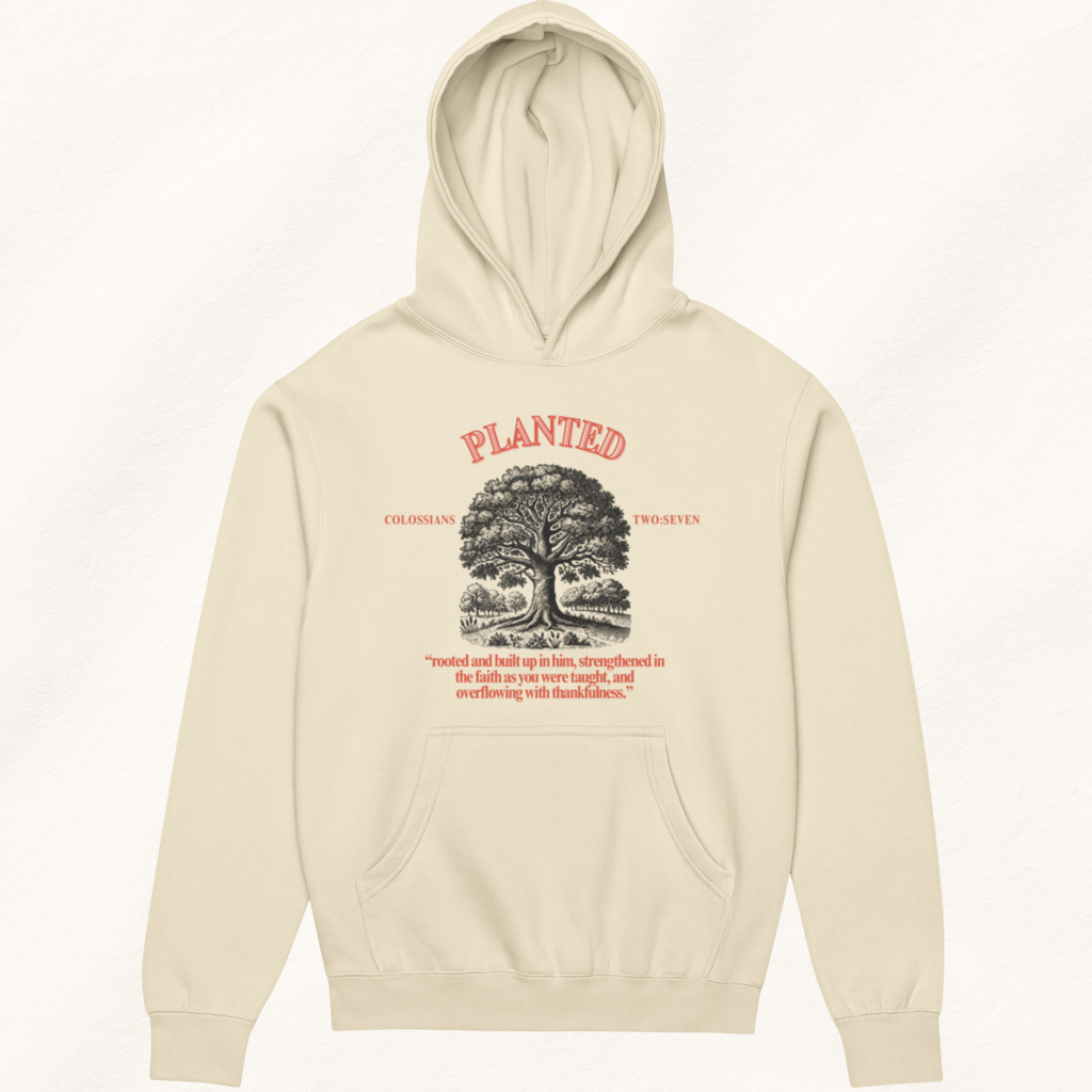 Planted unisex box hoodie