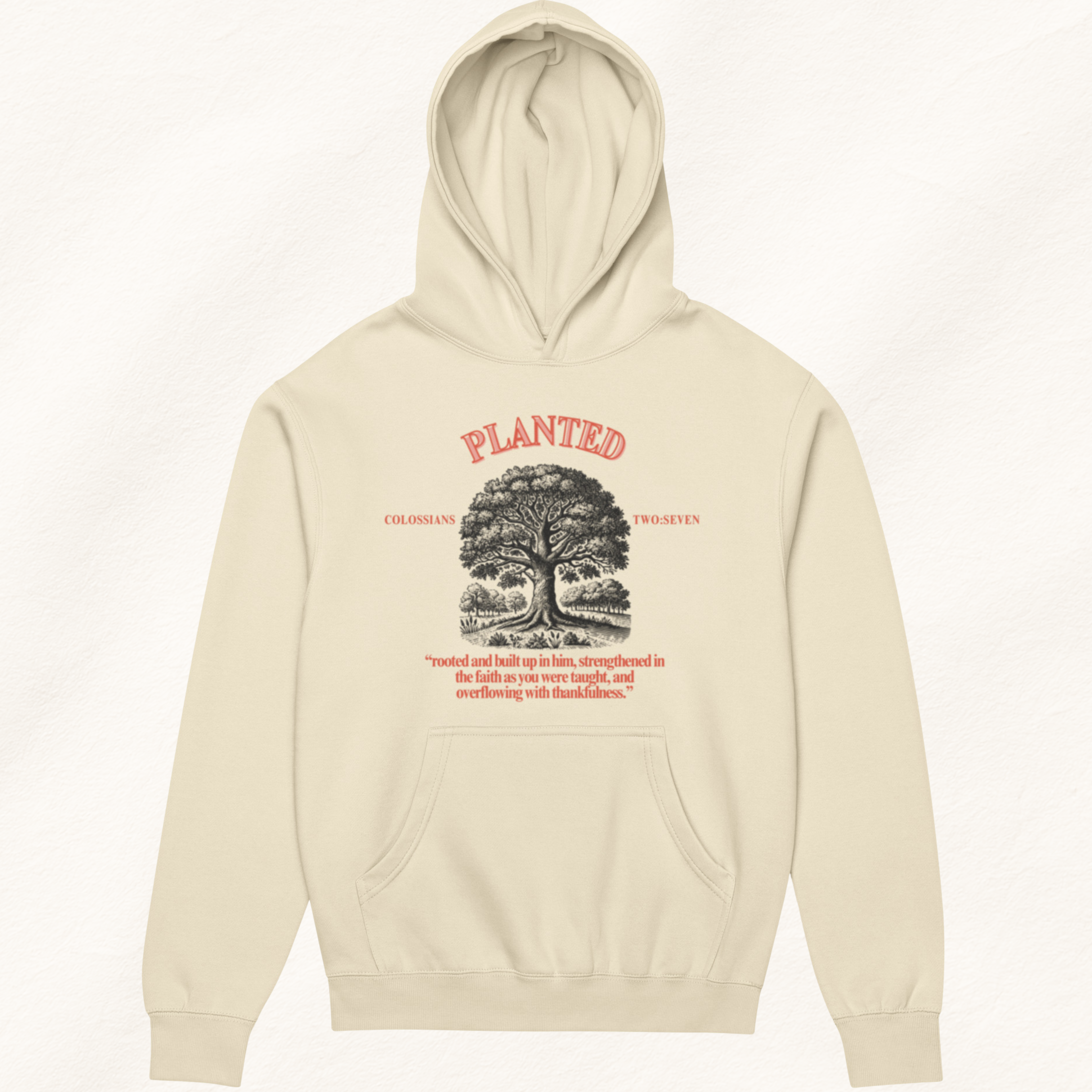 Planted unisex box hoodie